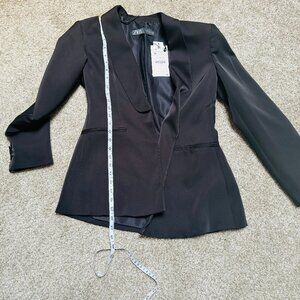 Zara satin blazer